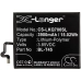 Batterie Batteria del telefono cellulare CS-LKQ700SL