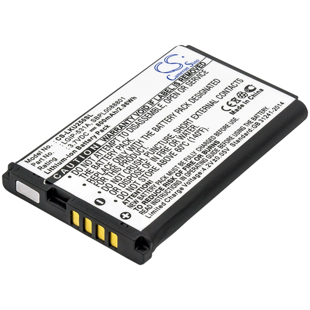 Batterie Batteria del telefono cellulare CS-LKU250SL