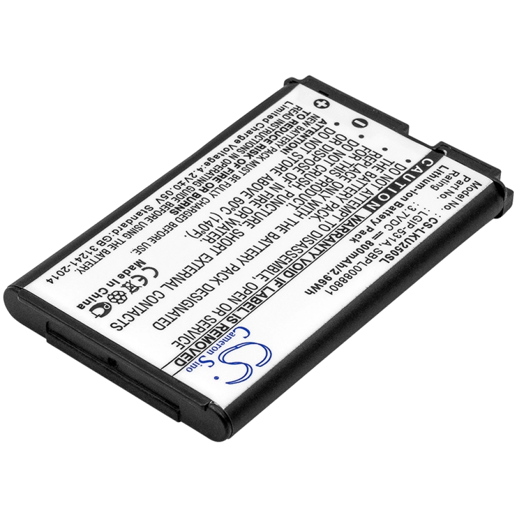 Batterie Batteria del telefono cellulare CS-LKU250SL