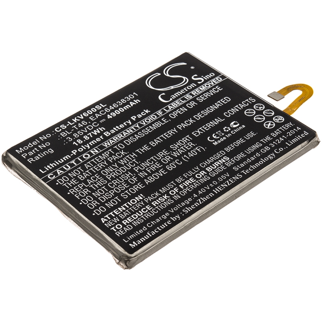 Sostituzione della batteria compatibile per LG BL-T46,EAC64638301