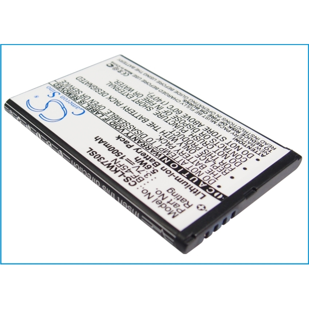Sostituzione della batteria compatibile per LG BF-45FN