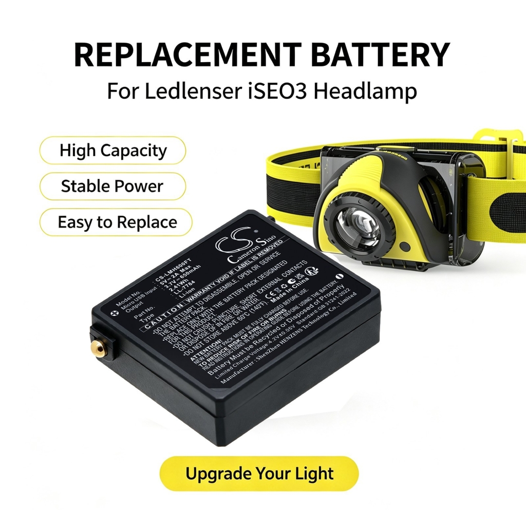 Batteria per Ledlenser iSEO5R