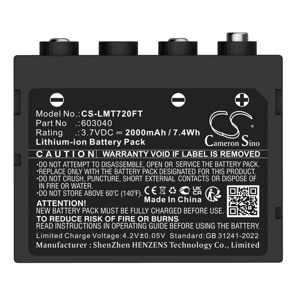 Batteria del sistema di illuminazione Ledlenser CS-LMT720FT