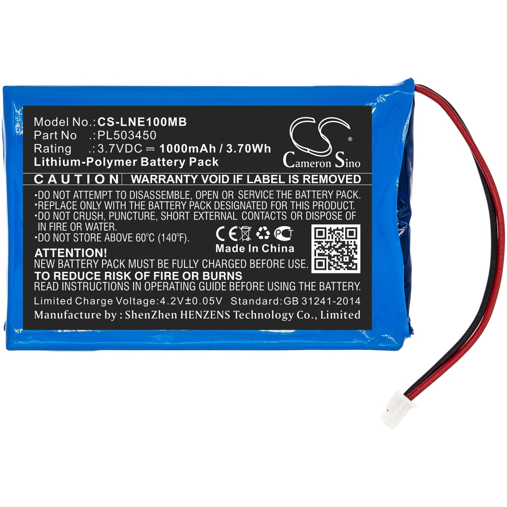 Batterie Batteria del telefono cellulare CS-LNE100MB