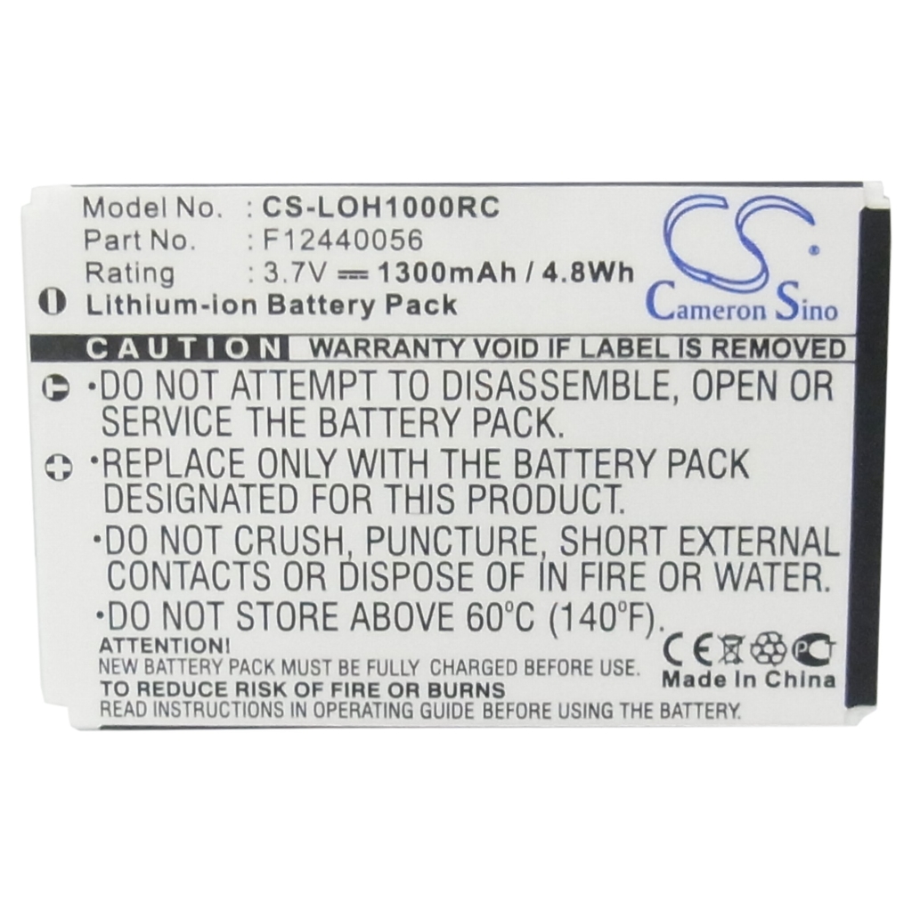 Batterie Sostituisce 190582-0000