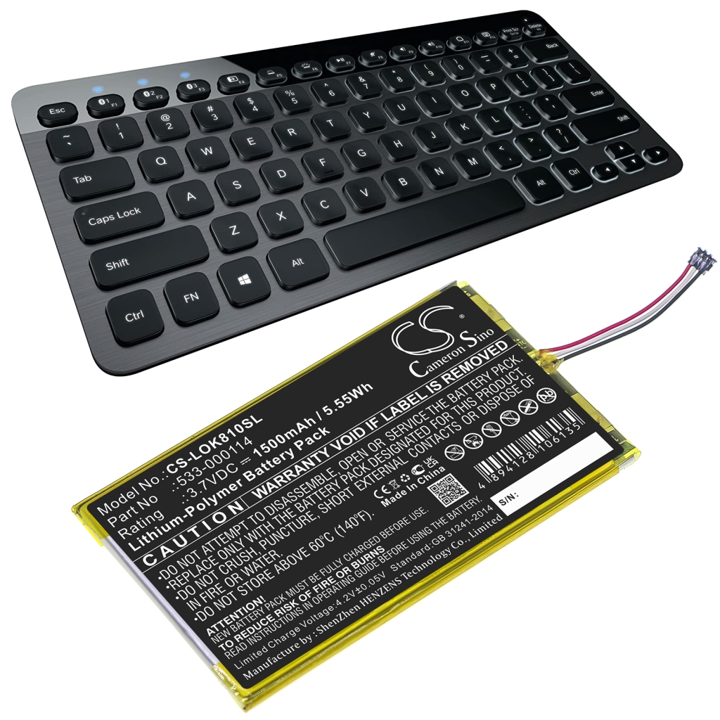 Batteria della tastiera Logitech CS-LOK810SL