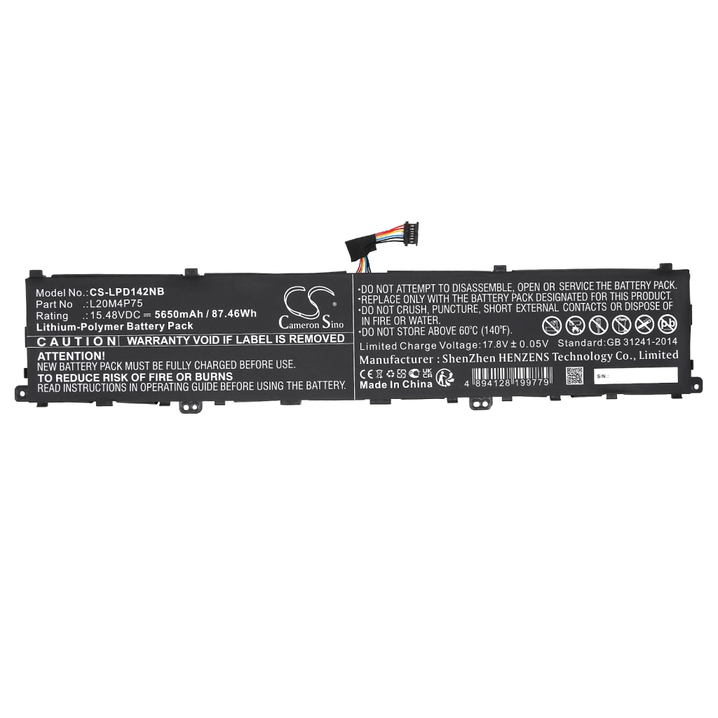 Batterie Batteria notebook CS-LPD142NB