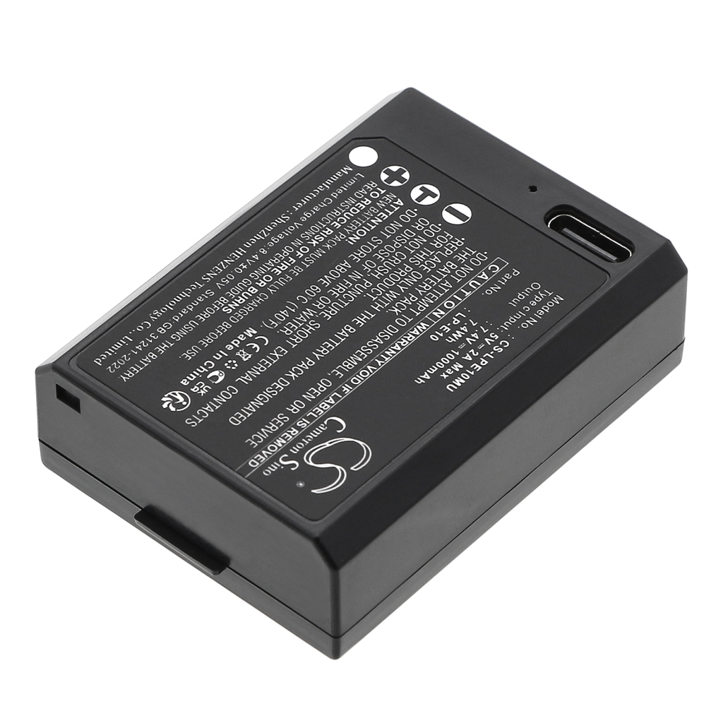 Sostituzione della batteria compatibile per Canon LP-E10