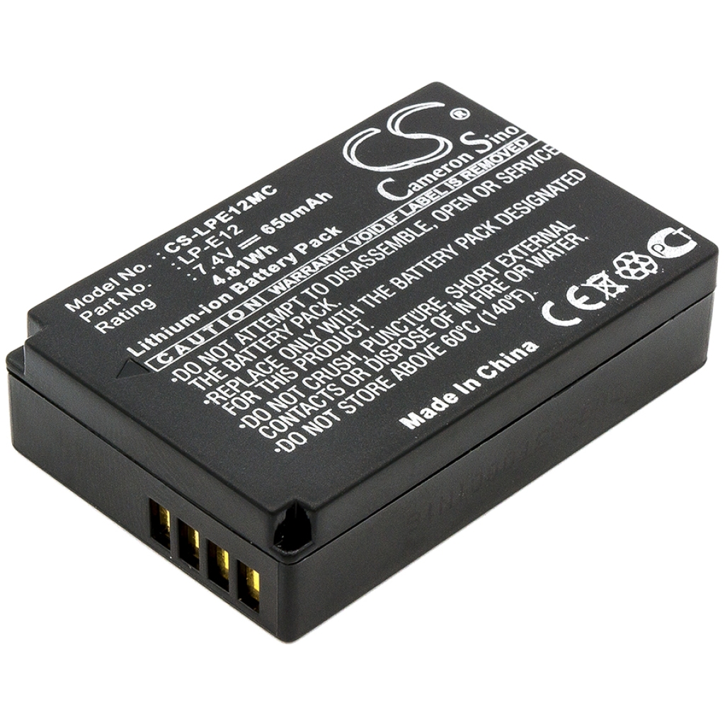 Batterie Batteria della fotocamera CS-LPE12MC