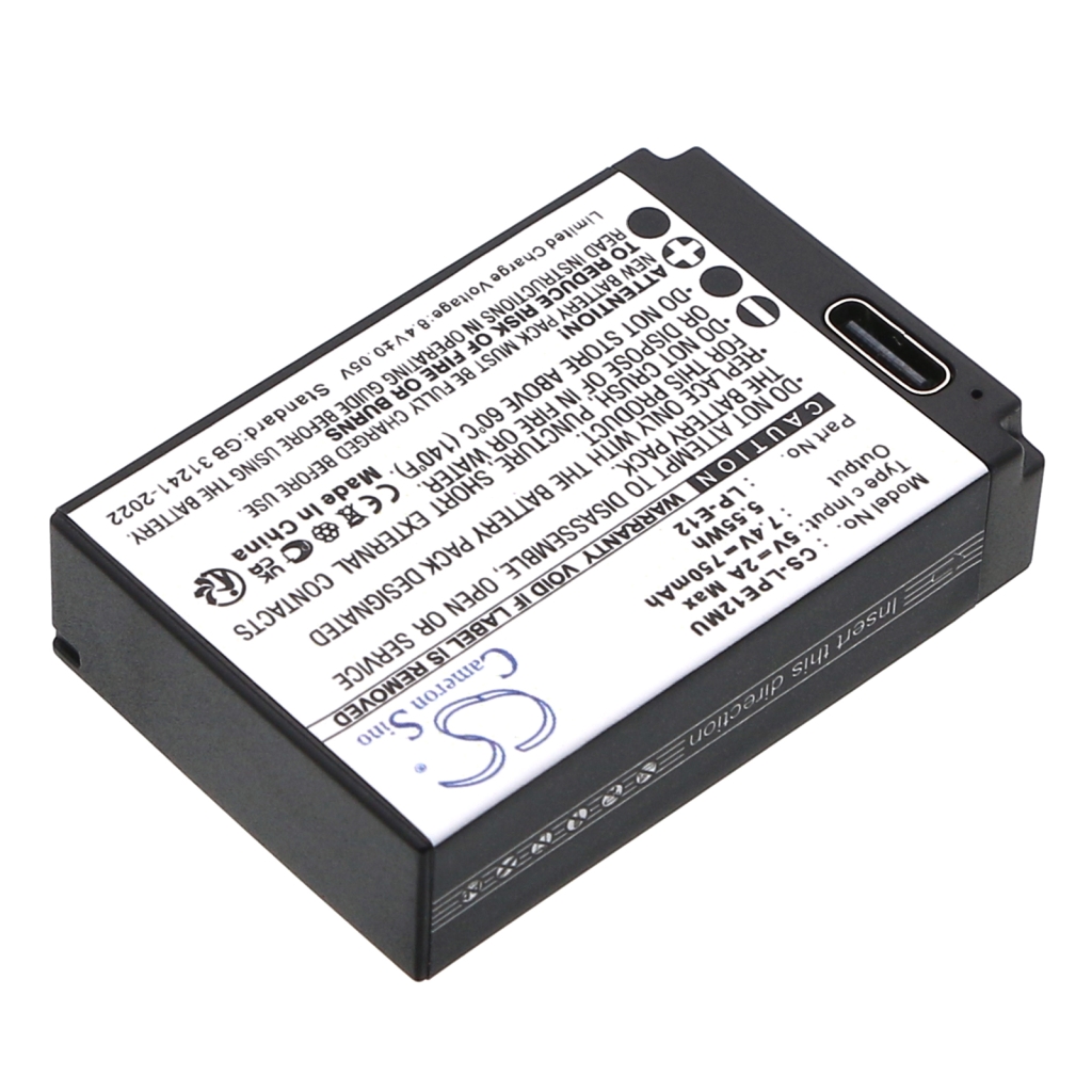Camera Battery Canon CS-LPE12MU