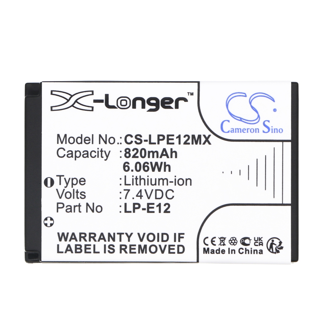 Battery Replaces LP-E12