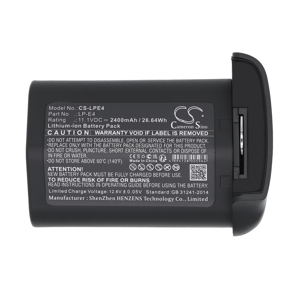 Battery compatible with Canon CS-LPE4