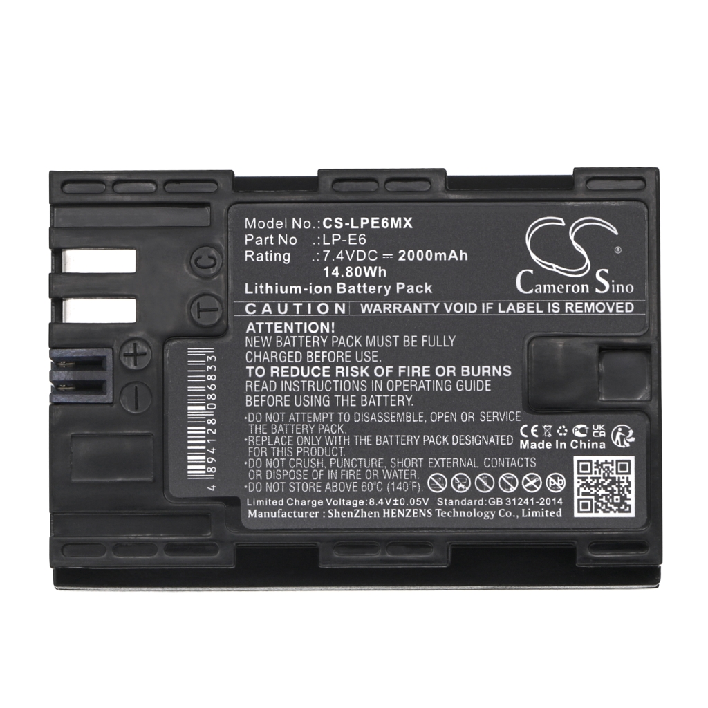 Batterie Sostituisce LP-E6N