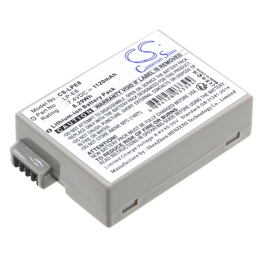 Batteria della fotocamera Canon CS-LPE8