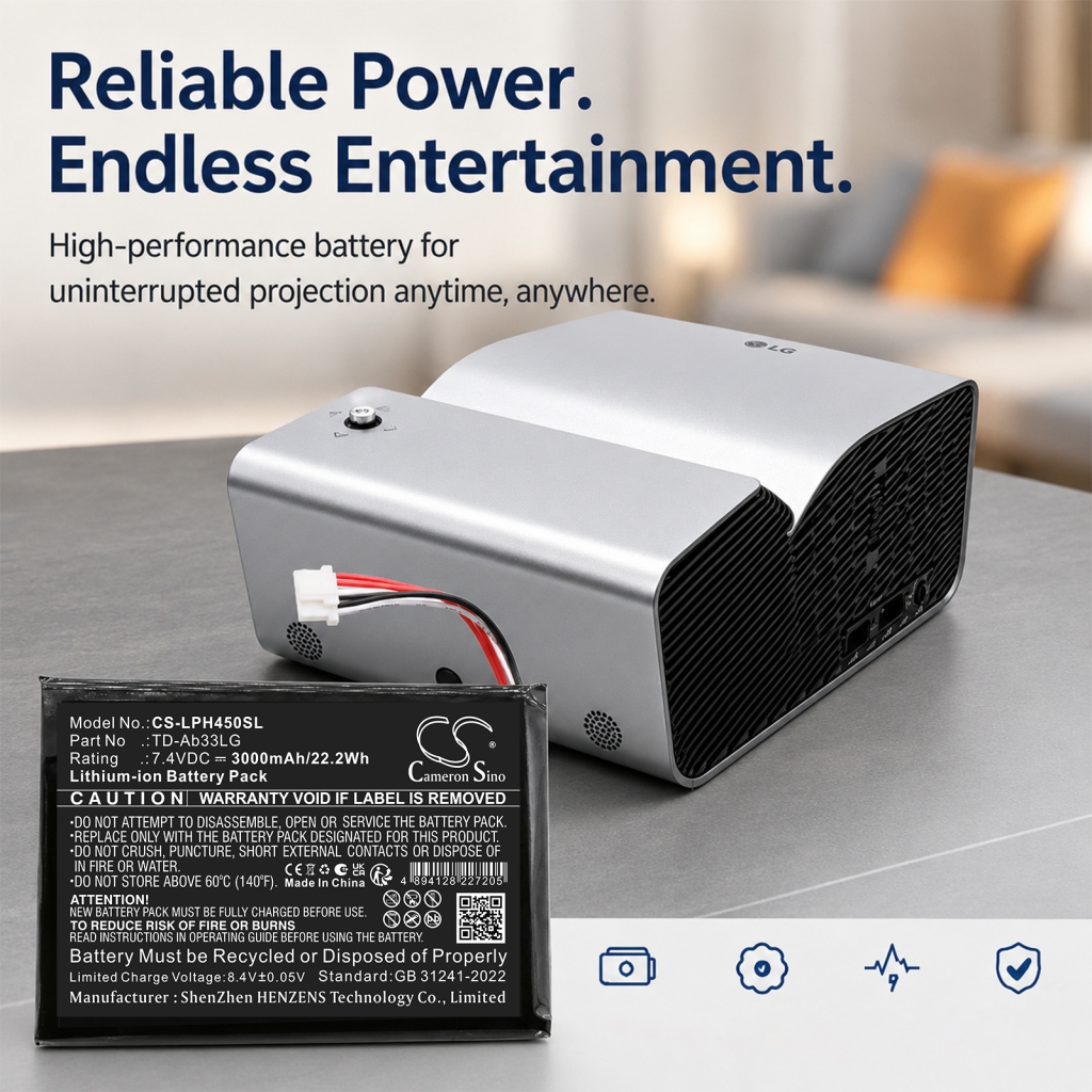 Batteria compatibile con Lg CS-LPH450SL