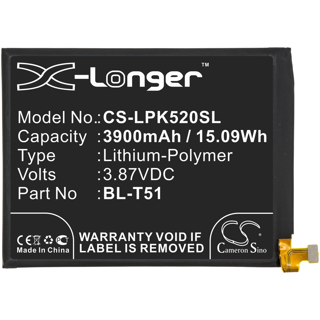 Sostituzione della batteria compatibile per LG BL-T51,EAC64788701