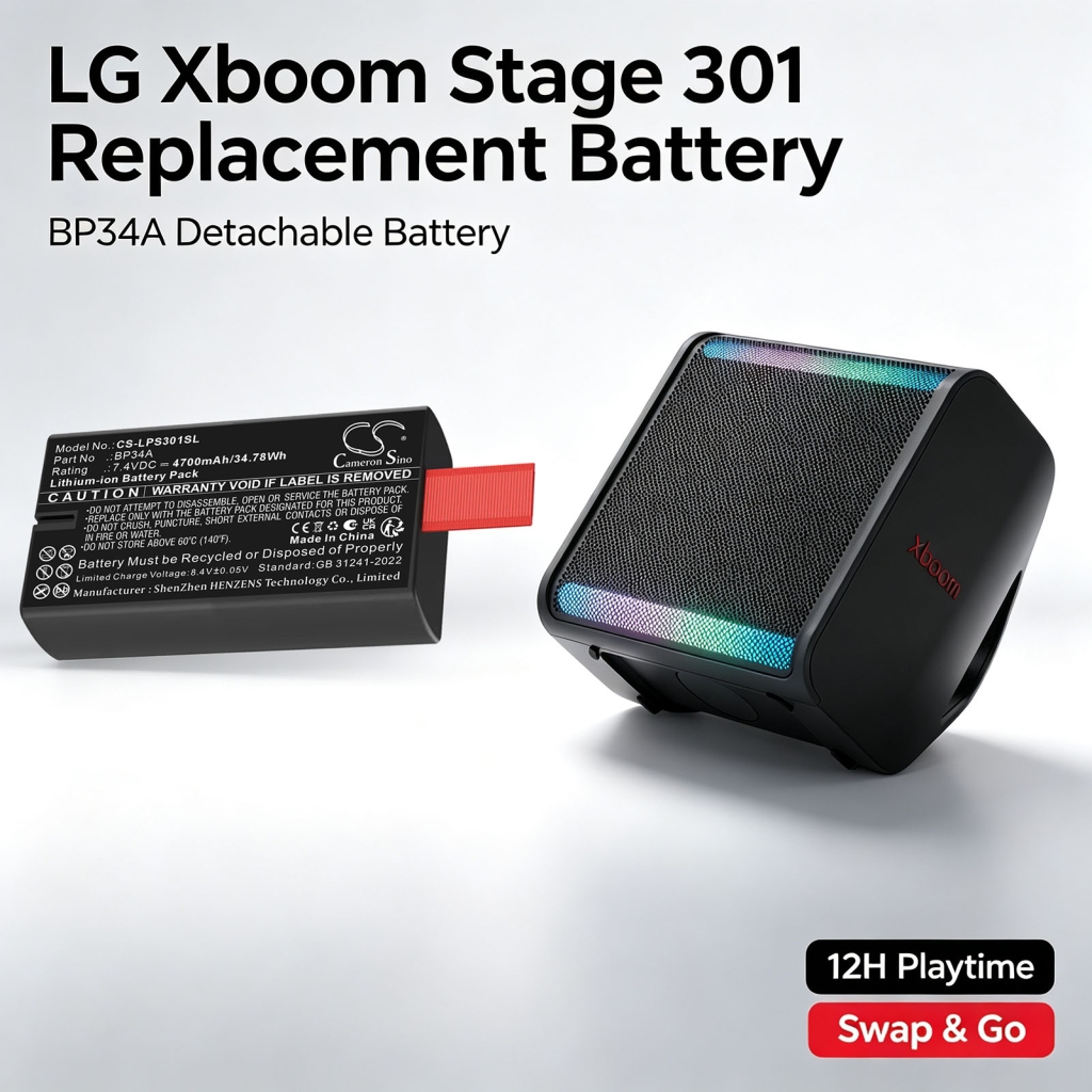 Batterie compatibile con LG Xboom Stage 301 CS-LPS301SL