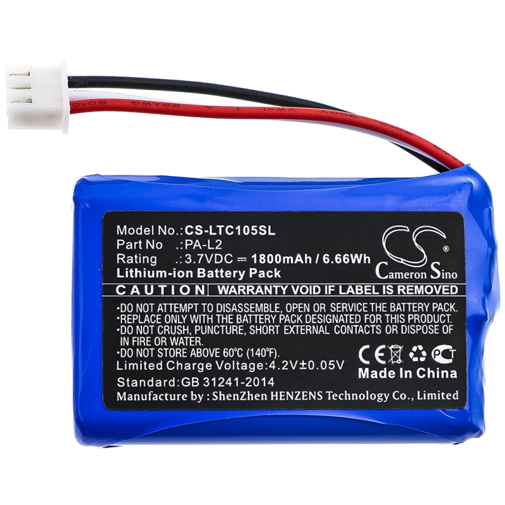 Sostituzione della batteria compatibile per Labotect PA-L2