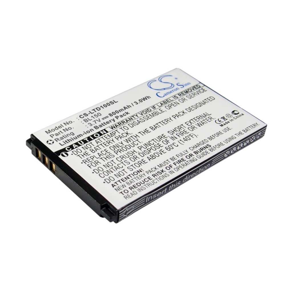 Batteria del telefono cellulare Lenovo CS-LTD100SL