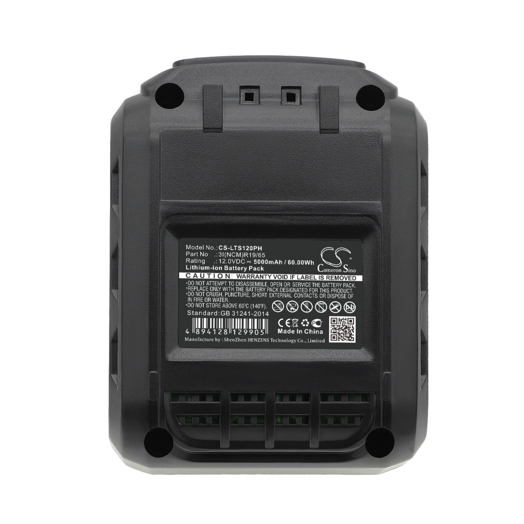 Sostituzione della batteria compatibile per Lux-tools 3I(NCM)R19/65