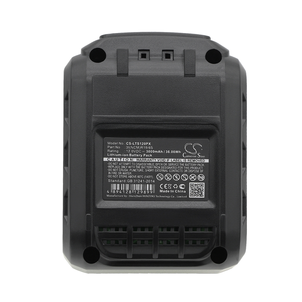 Sostituzione della batteria compatibile per Lux-tools 3I(NCM)R19/65