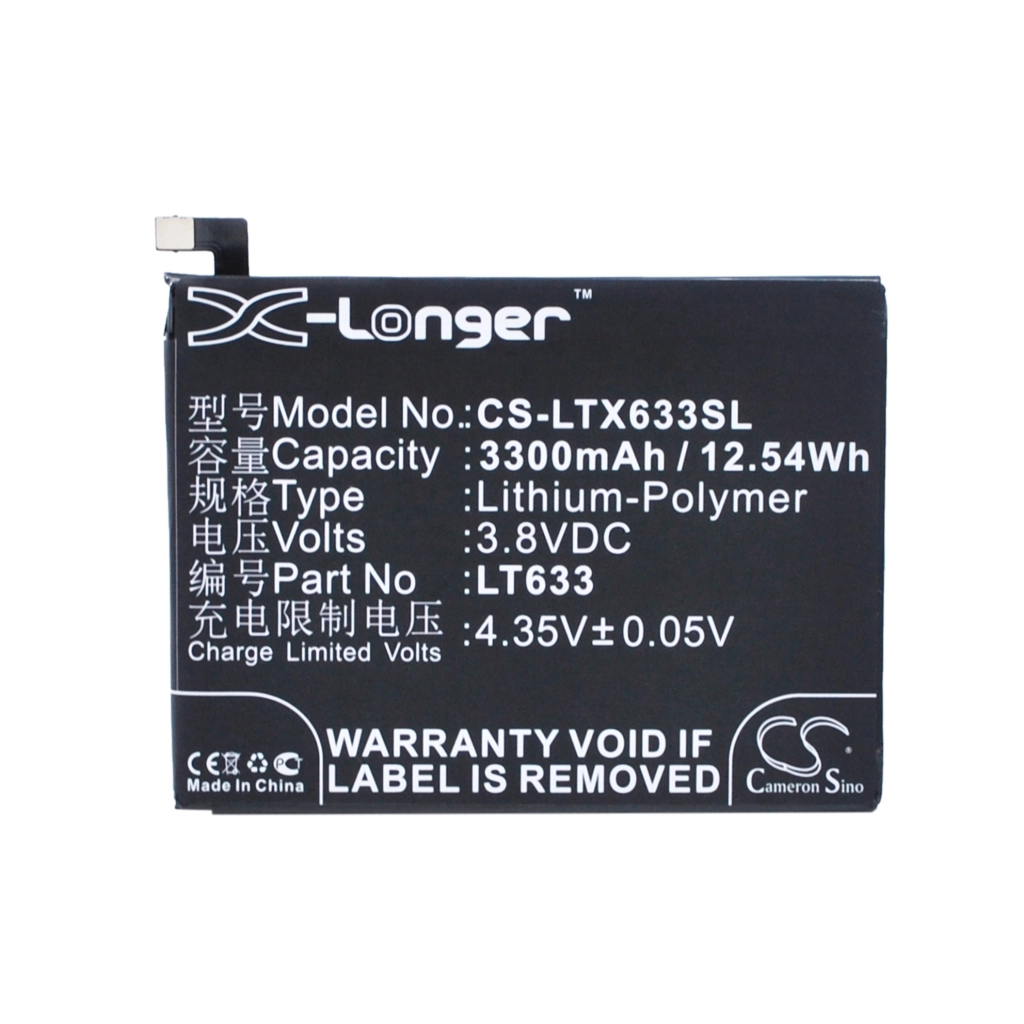 Batterie Batteria del telefono cellulare CS-LTX633SL