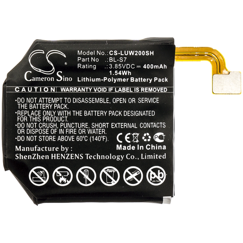 Sostituzione della batteria compatibile per LG BL-S7