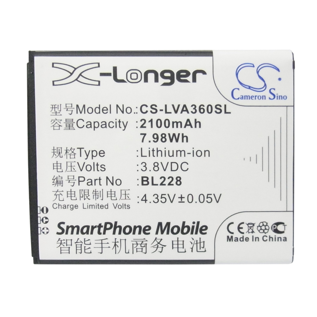 Sostituzione della batteria compatibile per LENOVO BL228