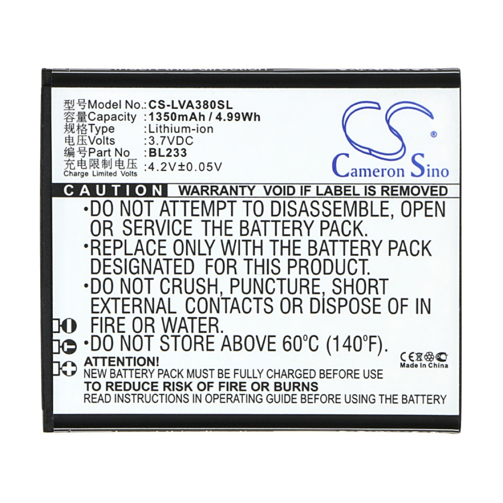 Batteria Sostituisce BL233