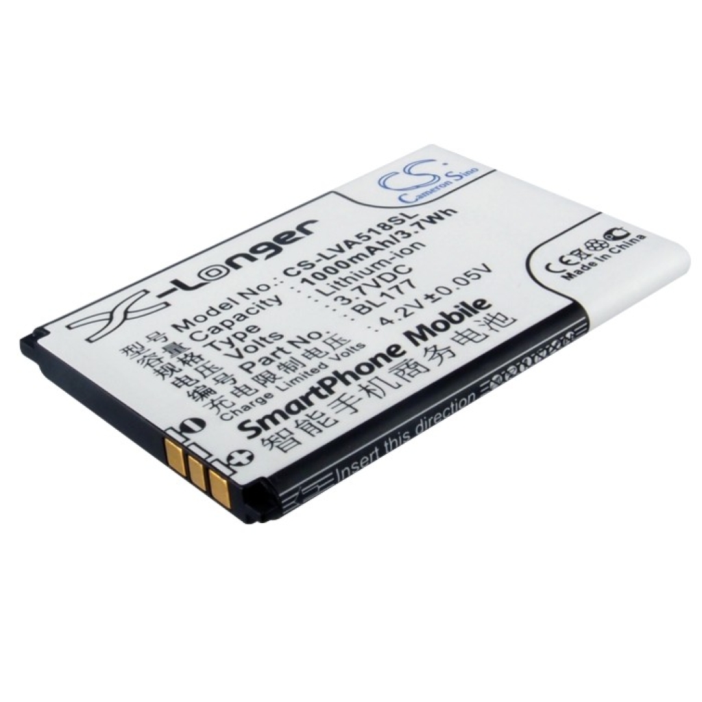 Batteria del telefono cellulare Lenovo CS-LVA518SL