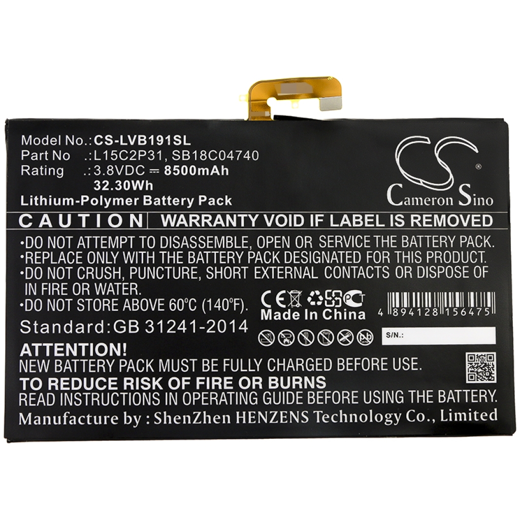Sostituzione della batteria compatibile per LENOVO L15C2P31,SB18C04740