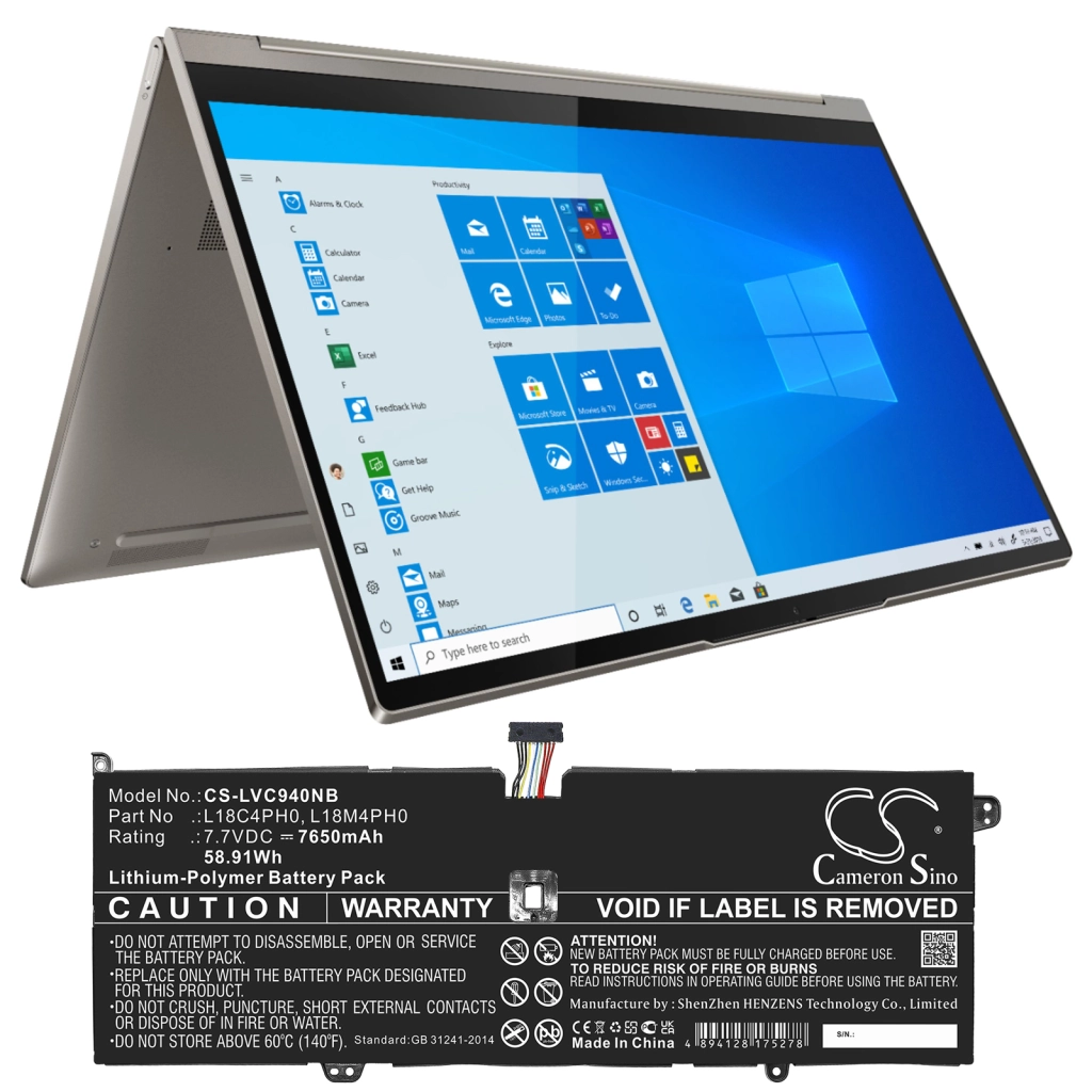 Batterie Batteria notebook CS-LVC940NB