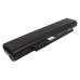 Batteria laptop nera CS-LVE120HB, vista angolata con profilo cilindrico superiore