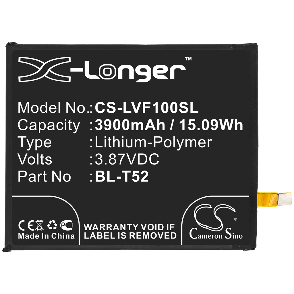 Sostituzione della batteria compatibile per LG BL-T52