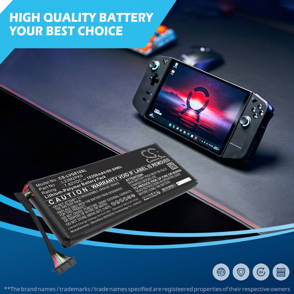 Batteria compatibile con Lenovo CS-LVG810SL