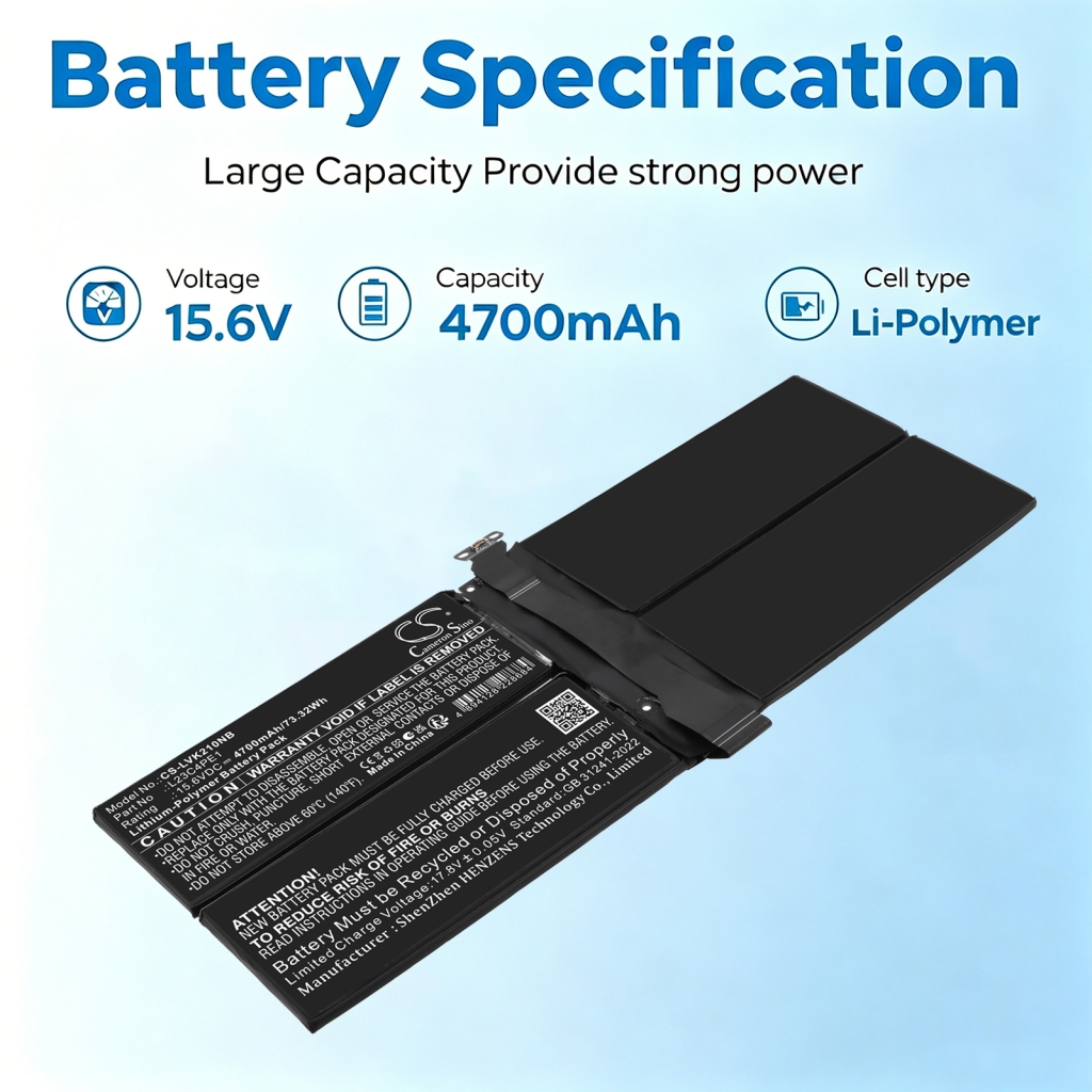 Batteria compatibile con Lenovo CS-LVK210NB