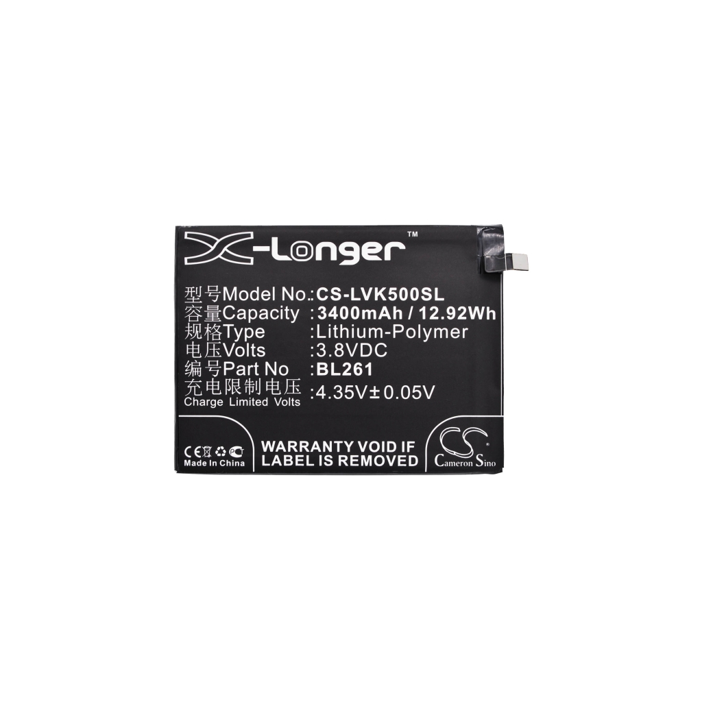 Batteria del telefono cellulare Lenovo K5 Note (CS-LVK500SL)