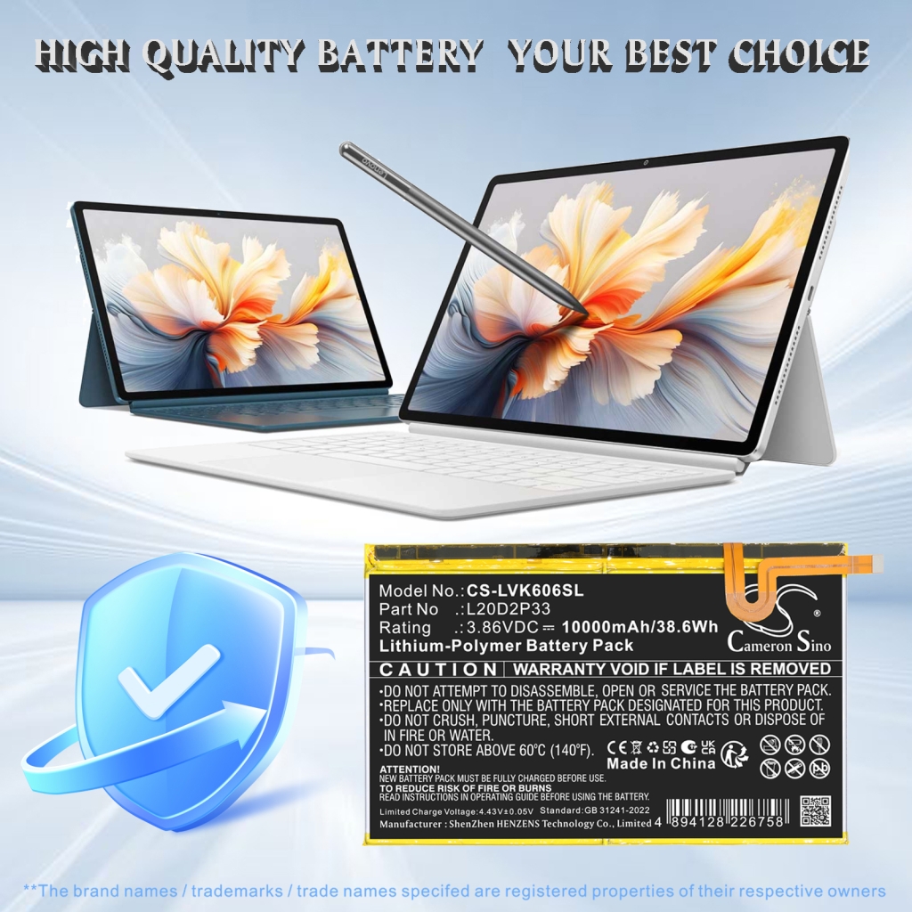 Batteria compatibile con Lenovo CS-LVK606SL