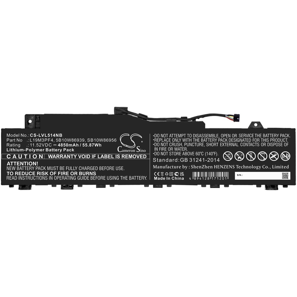 Battery Replaces 5B10W86939