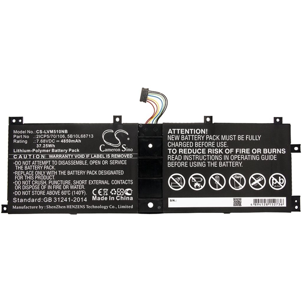 Batterie Sostituisce 5B10L67278