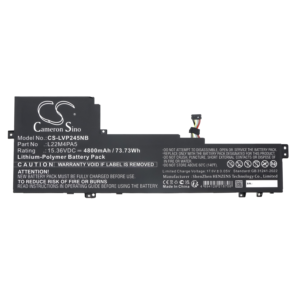 Batterie Batteria notebook CS-LVP245NB