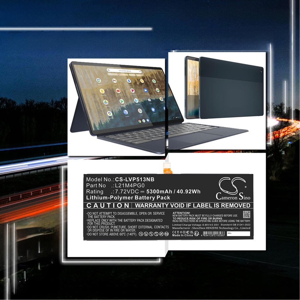 Batterie Batteria notebook CS-LVP513NB