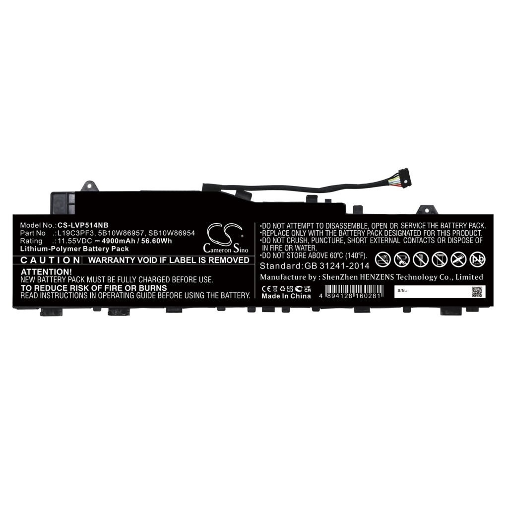 Batterie Sostituisce 5B10W86939
