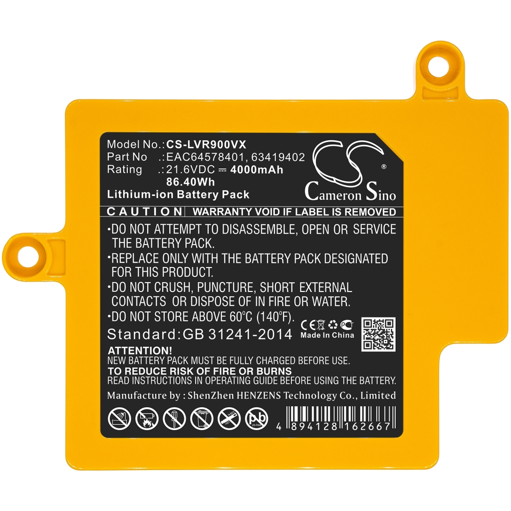 Batterie Sostituisce EAC64578401