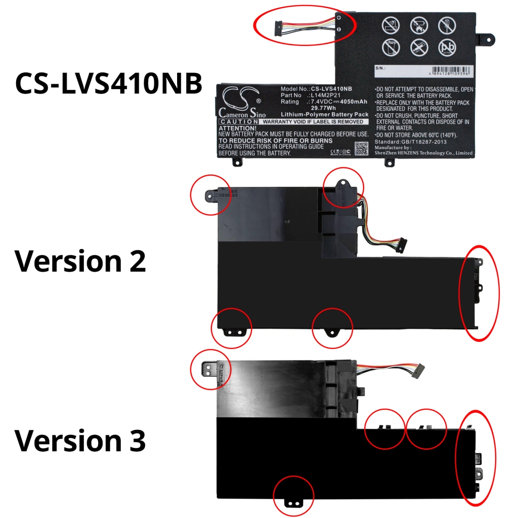 Battery Replaces 5B10M52818