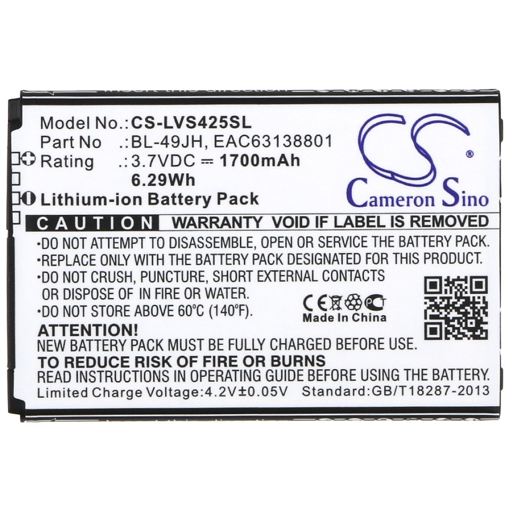 Batterie Sostituisce EAC63138801