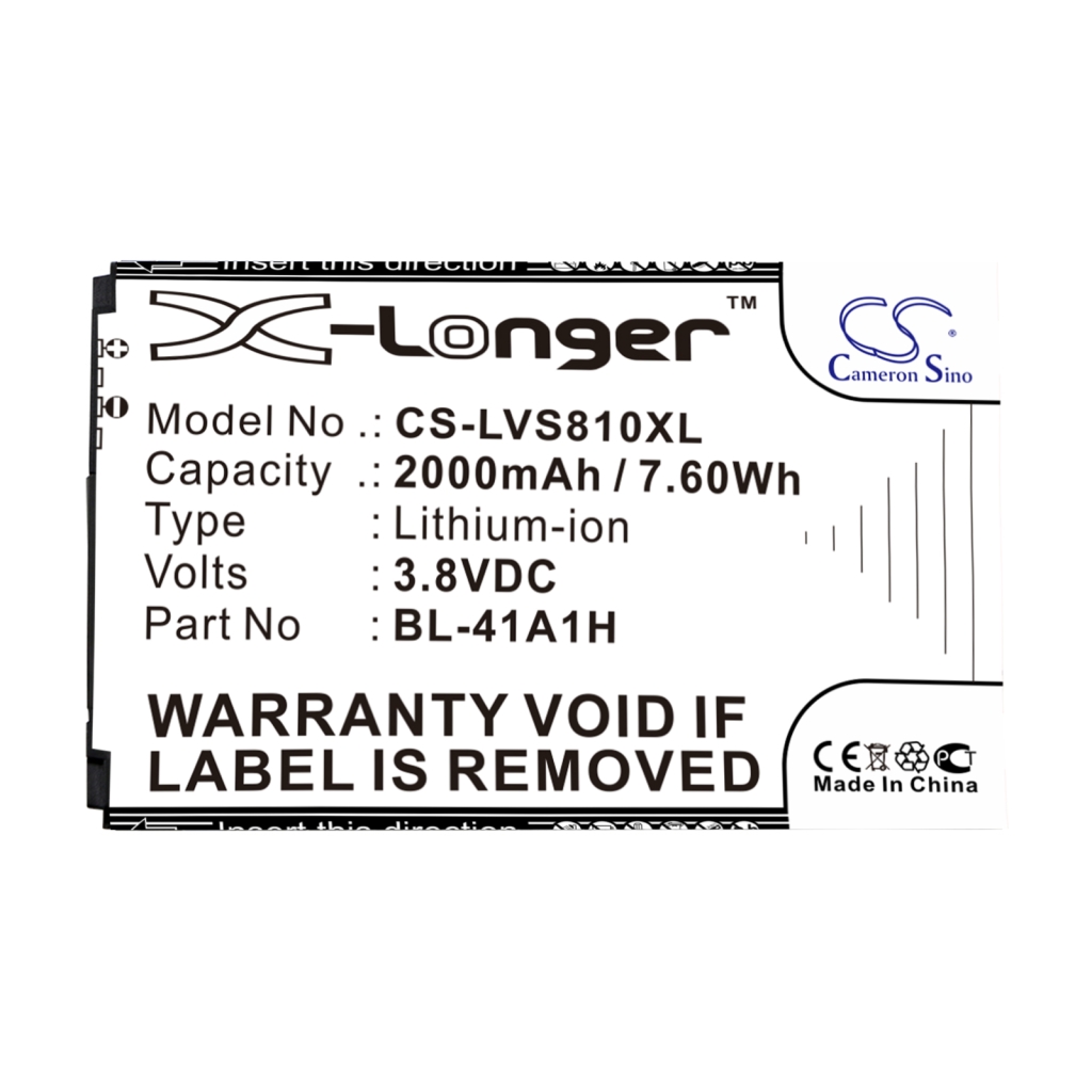 Sostituzione della batteria compatibile per LG BL-41A1H,EAC62638301