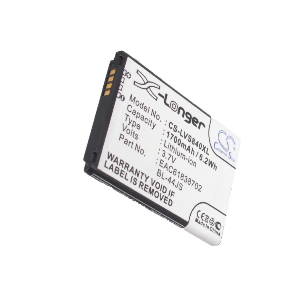 Batterie Batteria del telefono cellulare CS-LVS840XL