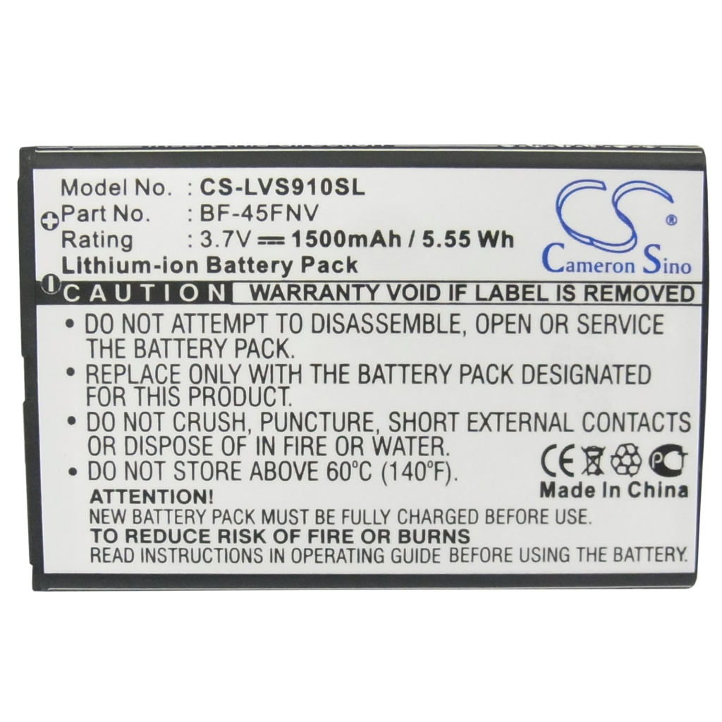 Sostituzione della batteria compatibile per LG BF-45FNV,SBPL0103102