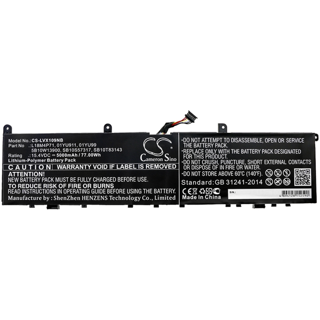 Notebook battery Lenovo ThinkPad P1 2019